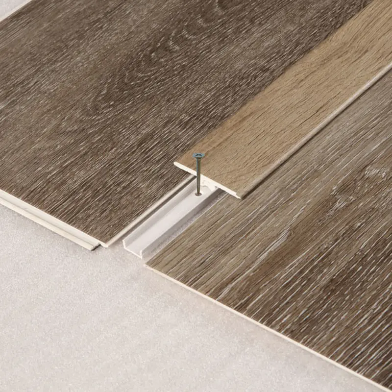 شريط انتقال الأرضية WPC T-Moulding متعدد الغرف